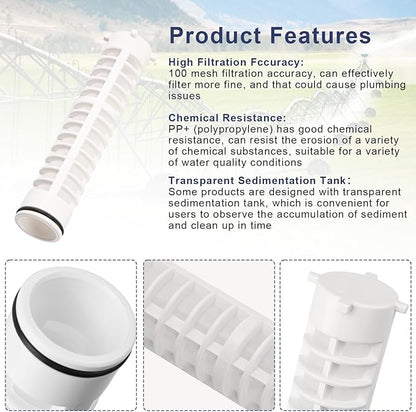 1-1/2" 100 Mesh Spin Down Sediment Replacement Water Filter Screen, Spin Down 1 - Image 4
