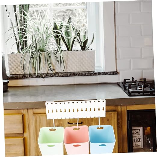 1set Wall-Mounted Sorting Trash Bin Space-Saving Recyclable Garbage Bins - Image 8