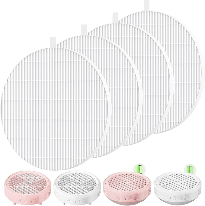 4 Pack HPro Nail Dust Collector Replacement Filters, Compatible by WILERDA