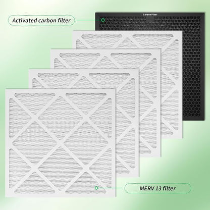 Activated Carbon/MERV-13 Filter Replacement Set - Image 2