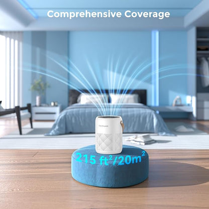 FULMINARE Air Purifiers for Home Bedroom H13 True HEPA Air Purifier, 3 Speeds - Image 7