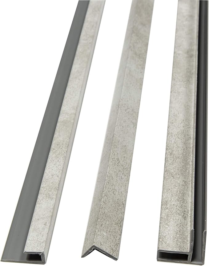 Palisade 78in x 60in x 30in Waterproof Vinyl Shower Surround Kit with Accessories in Urban Coast