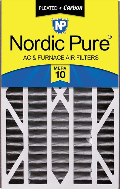 Nordic Pure 16x25x3 MERV 10 Plus Carbon Trion Air Bear Cub Replacement Air by NordicPure