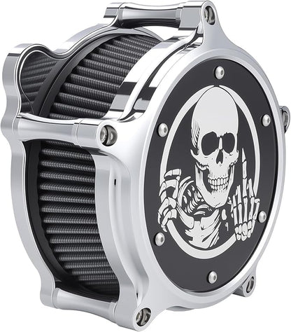 Motorcycle Air Cleaner Skull Style Air Filter - Image 7