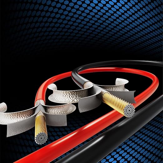 16 Gauge Electrical Wire 2 Pack Total 200ft-Black 100 ft and Red 100 ft Soft Flexible Copper-Clad Aluminum(CCA) 16 AWG PVC Wire for Lamp, Household Appliances RC Toys, Models, Auto, Electronics