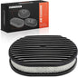 A-Premium Universal 12" Oval Black Air Cleaner Filter Assembly by A-Premium