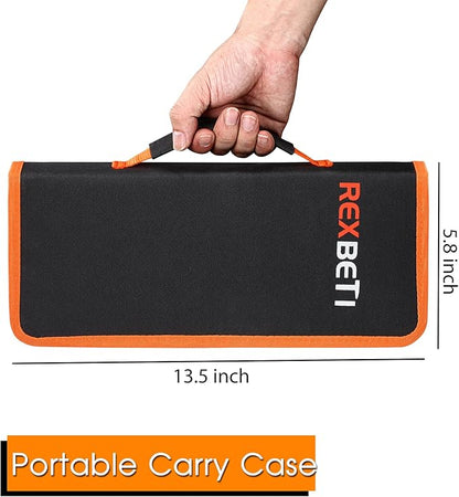 REXBETI 25Pcs Metal File Set, Premium Grade T12 Drop Forged Alloy Steel - Image 5