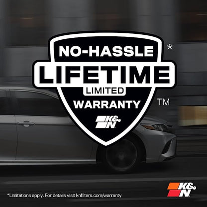 K&N High-Flow Original Lifetime Engine Air Filter: Increase Power: Premium - Image 10