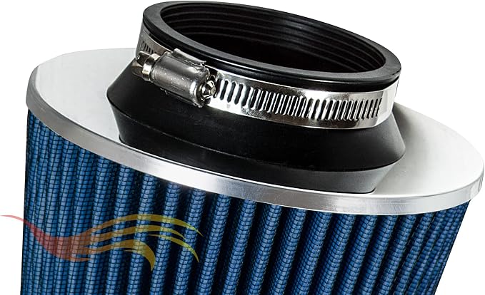 Rtunes Racing Universal Clamp-On Air Filter, Standard Cone, Dry Washable Design - Image 5