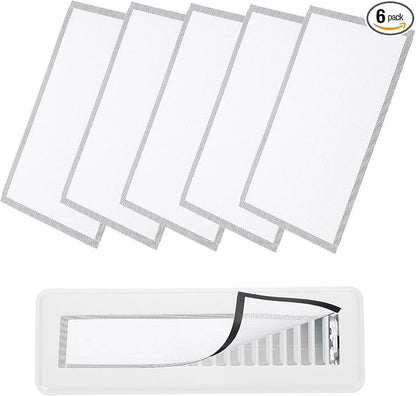 YOKIVE 6 Pcs Magnetic Floor Vent Covers, Floor Register Cover PVC Mesh Air Vent by YOKIVE