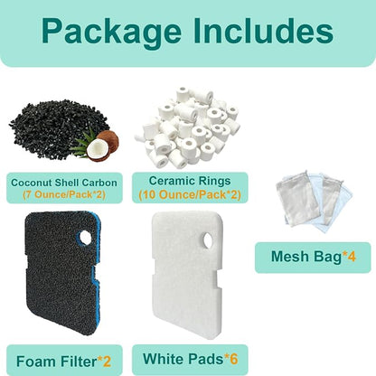 16 Pack Aquarium Filter Media Set Replacement - Image 3