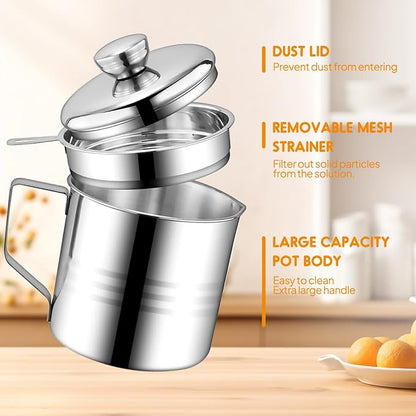 Chihee Grease Container Stainless Steel Bacon Grease Saver - Image 4