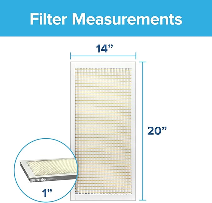 Filtrete 14x20x1 AC Furnace Air Filter MERV 5 MPR 300 Capture Unwanted - Image 2