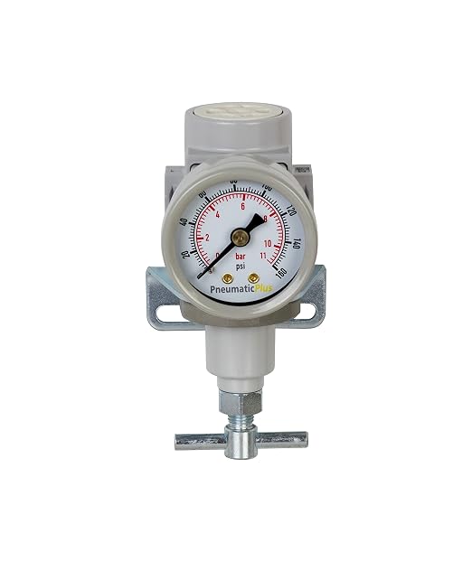 PneumaticPlus SAR200T-N02BG Compressed Air Pressure Regulator 1/4" NPT - Image 2