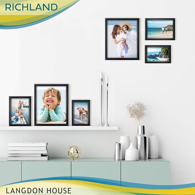 Langdon House 4x6 Picture Frames Set Distinguished Edging - Image 6