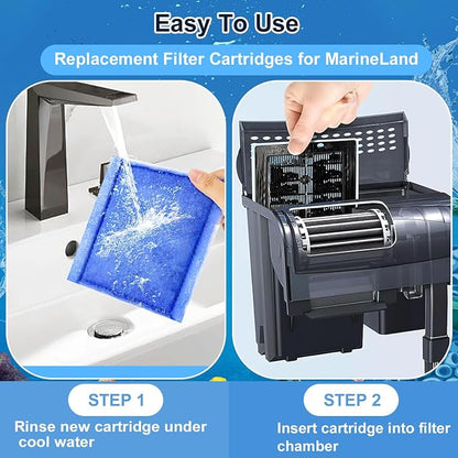12 PCS Aquarium Filter Cartridge Filters, Rite-Size C Fish Tank Filter Cartridge - Image 6