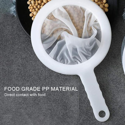 Kitchen Ultra-Fine Nylon Mesh Strainer I Plastic Sieve Fine Mesh Filter Spoon - Image 5