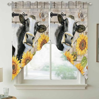 Yellow Sunflowers Swag Valances - Image 7