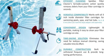 Filter Cleaning Stand Cleaner for 3, 4 or 6 Inch Swimming Pool cartridges - Image 6