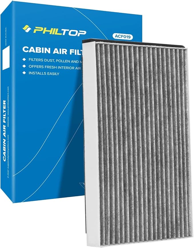 PHILTOP Cabin Air Filter w/Activated Carbon, Compatible by PHILTOP