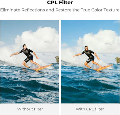 K&F CONCEPT Snap On CPL Filter Compatible - Image 3