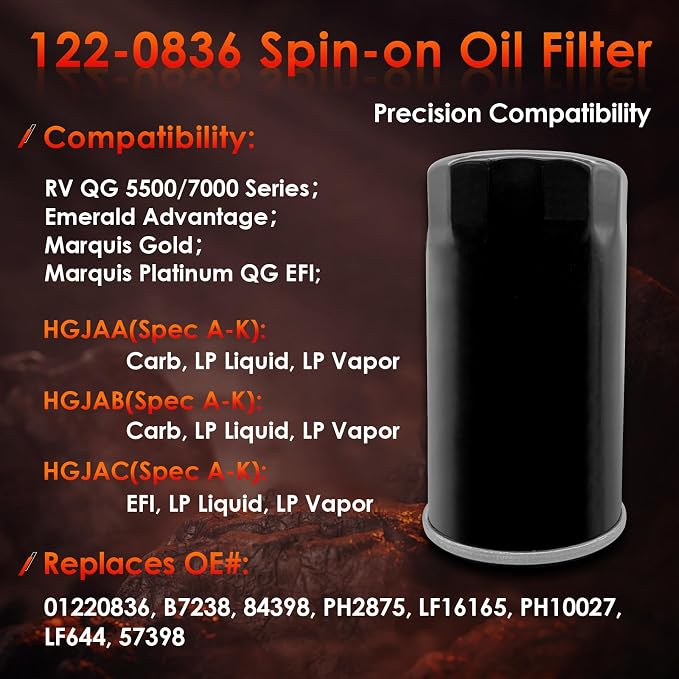 122-0836 Oil Filter │Replacement - Image 3