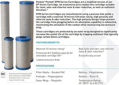 Pentair Pentek EPM-BB Big Blue Carbon Water Filter, Whole House Modified - Image 4
