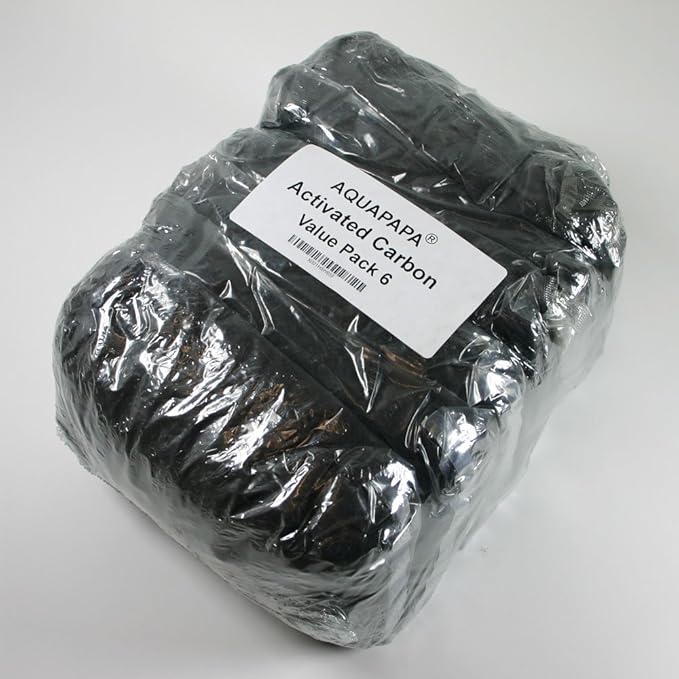6 lbs Carbon Charcoal Filter Media Pellets in 6 Mesh Bags - Image 2