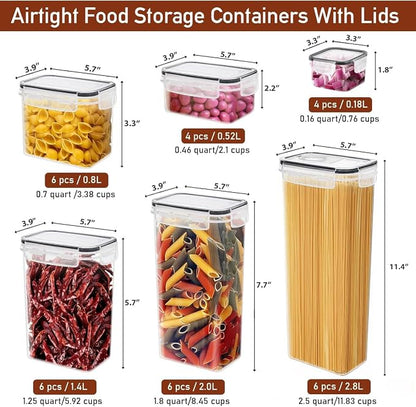 64 PCS Airtight Food Storage Containers - Image 2