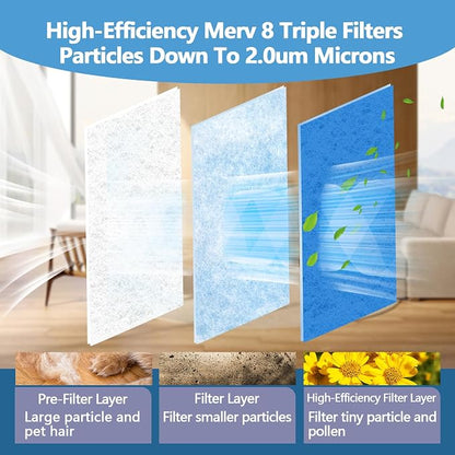 12" x 100" Air Vent Filters, - Image 3