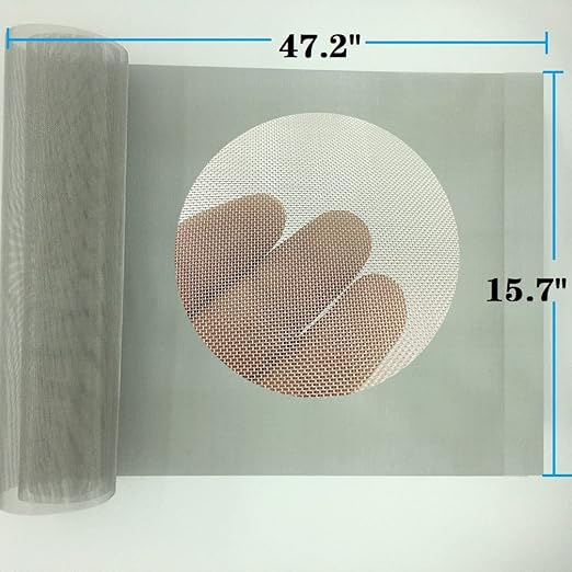 Stainless Steel Mesh Screen #60Mesh -Size:15.7"x47.2" SS304 Wire Mesh Screen - Image 2