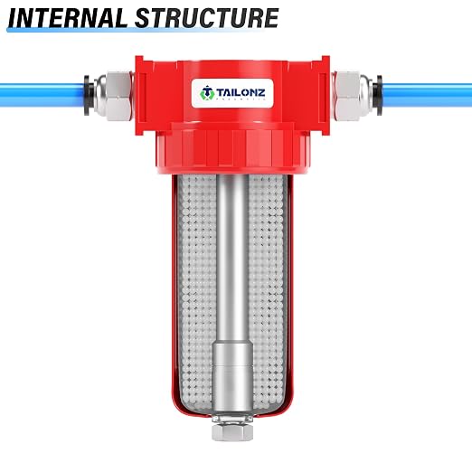 TAILONZ PNEUMATIC 0-150PSI 3/8 Inch NPT Aluminum Alloy Carbon Desiccant Air - Image 4