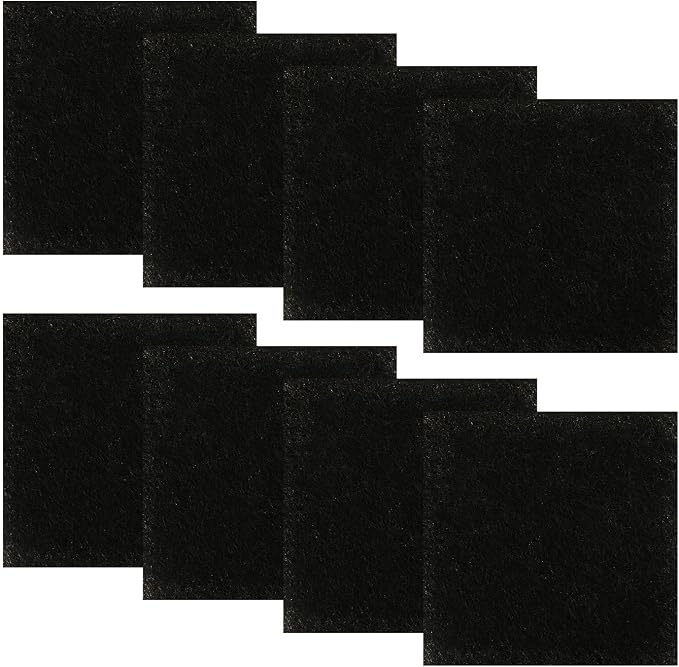 Resinta 8 Pack Activated Carbon Compost Caddy Filters Kitchen Compost Collector by Resinta