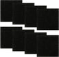 Resinta 8 Pack Activated Carbon Compost Caddy Filters Kitchen Compost Collector by Resinta