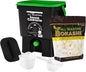 All Seasons Indoor Composter Starter Kit – 4.4 Gallon Black Organko Compost Bin by SCDProbiotics