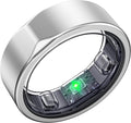Smart Ring for Women Men, Valentine's Day Gifts, Minimalist Fitness Ring with Heart Rate, Stress, Sleep, Step, Calorie Tracking, 5ATM Waterproof for iPhone and Android,No Subscription (Silver, 10)