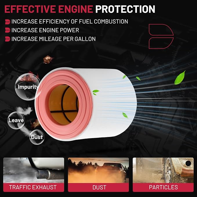 BDFHYK CA11070 Engine Air Filter Compatible - Image 3