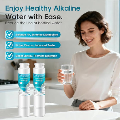 ICEPURE Alkaline RWF5800A-AL Refrigerator Water Filter and Air Filter - Image 9