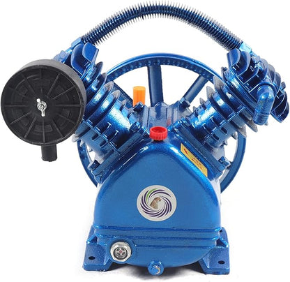 Air Compressor Pump Head 3Hp 175PSI 2-Cylinder Air Compressor Pump Pneumatic by AOOCHU