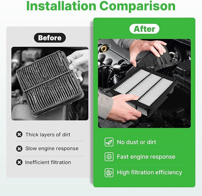 Engine+Cabin Air Filters Set Fit - Image 5