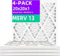 20x20x1 MERV 13 Pleated Air Filter MPR 1900 & FPR 10, Furnace Air Filters by Qingzhug