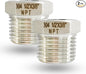 1/2" NPT Male to 3/8" NPT Female Hex Bushing Reducer, 304 Stainless Steel NPT by feyadaperonline