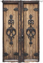 Sheer Curtains 108 Inches Long, Barn Door Semi Sheer Curtains Light Filtering by Unknown