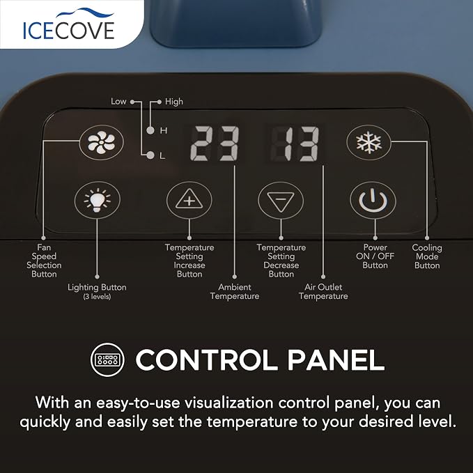 IceCove Portable Air Conditioner, 2500BTU Fast Cooling Car AC Unit, 250W Low - Image 6