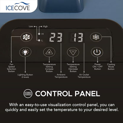 IceCove Portable Air Conditioner, 2500BTU Fast Cooling Car AC Unit, 250W Low - Image 6