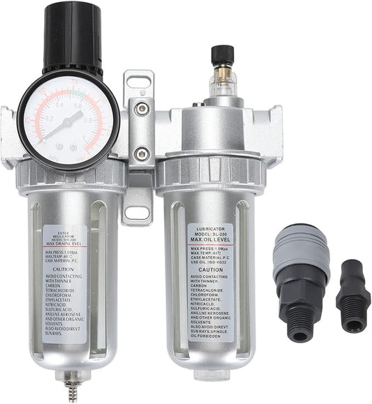 Compressed Air Line Filter, Aluminum Alloy Filter Back Fastening Design 5-60℃ by Oumefar