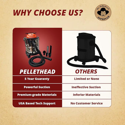 Pellethead Ash Vault Pro | 10-Amp Ash Vacuum - Image 5