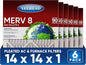14x14x1 MERV 8 Air Filters 6-Pack, Actual Size 13.7" x 13.7" x 0.75" – by Unknown