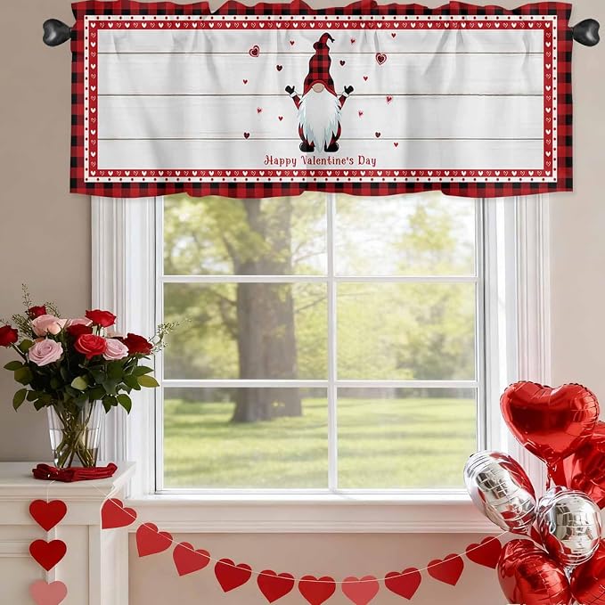 Valentine's Day Valance Curtains - Image 6