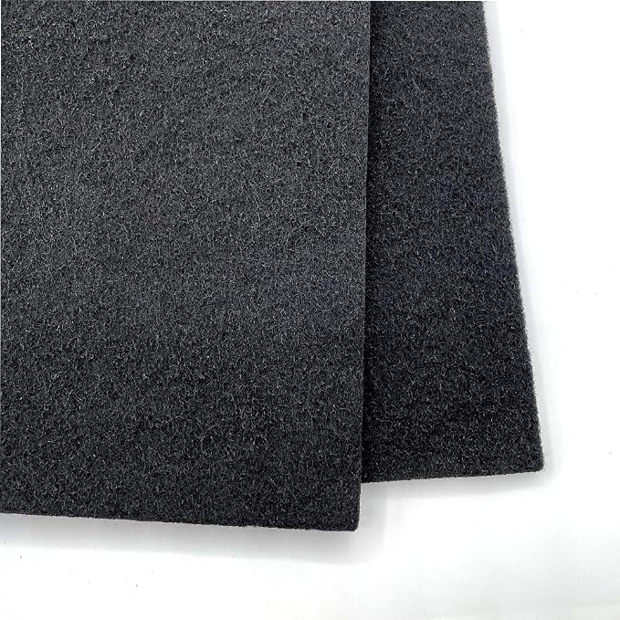 Activated Carbon Filter Media Pad 2-Pack 17.5"x 11.8" Cut-to-fit Sponge Foam - Image 2